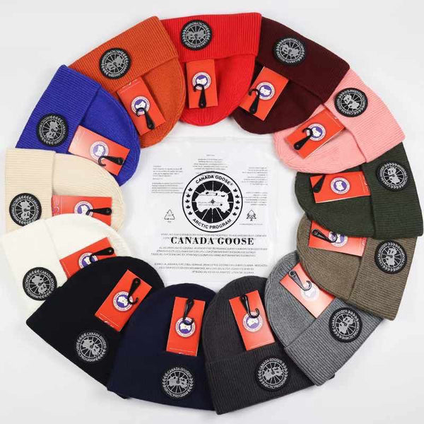 Canada goose beanie with black logo