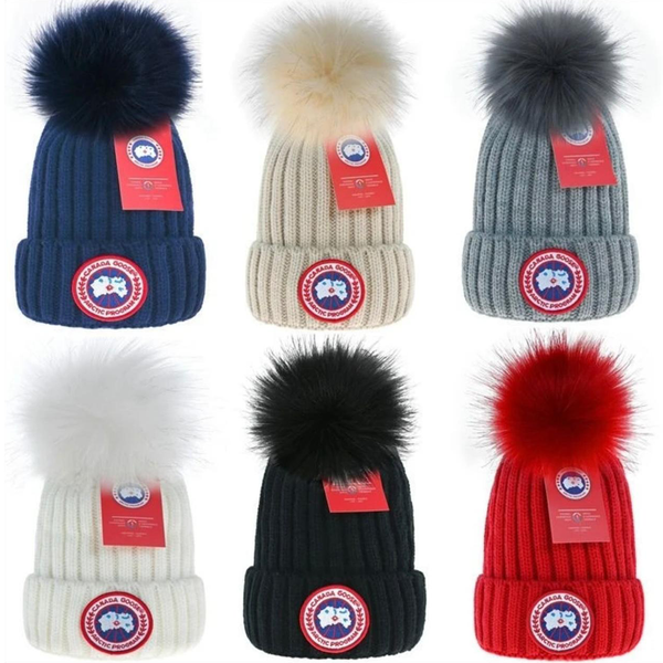 Canada goose for ladies beanie with Pom-Pom